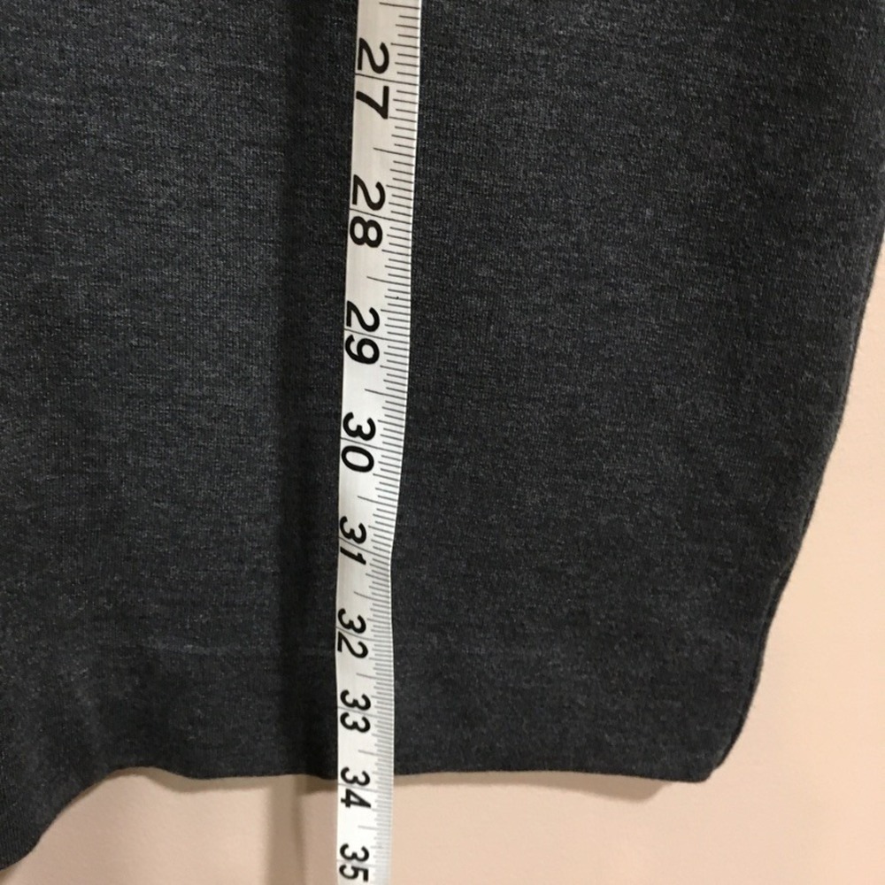 J.Jill Ponte Knit Pocket Shift Dress Women XS Charcoal Gray 3/4 Sleeve Comfort - Picture 4 of 11